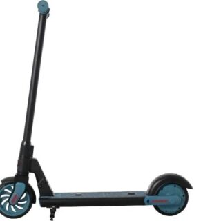 Patinete elétrico infantil Wispeed T650 de 150 W, azul e preto.