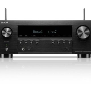 Amplificador de Home Cinema Denon AVR-S970H, preto