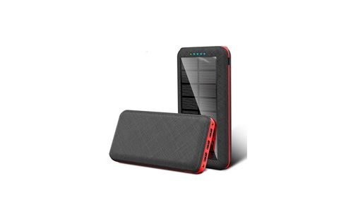 Carregador portátil sem fio de bateria externa solar de 20000mAh