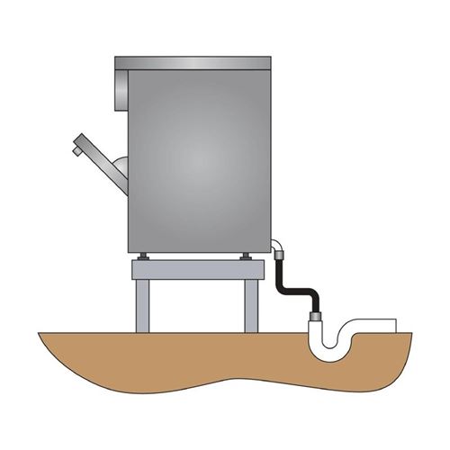 Máquina de gelo profissional Polar de 20 kg para instalação sob bancada – Image 2