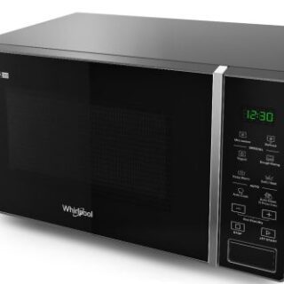Micro-ondas de instalação livre Whirlpool Solo MWP201SB, 700 W, preto e prata