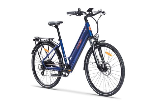 Kit de bicicleta elétrica Tredan Maelle 250W, preta + capacete universal Hedkayse, preto + cinto de segurança luminoso – Image 5