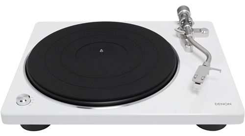 Toca-discos Denon DP-400, branco – Image 2