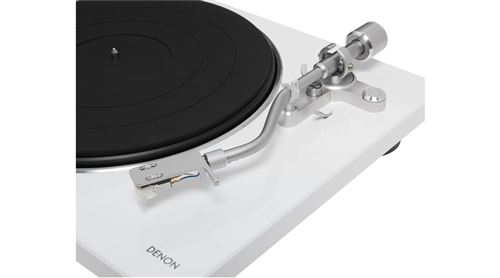 Toca-discos Denon DP-400, branco – Image 3