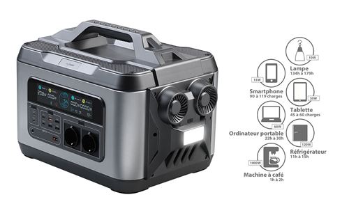 Revolt: HSG-1200 - Bateria portátil e conversor solar - 2240 Wh – Image 3