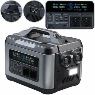 Revolt: HSG-1200 - Bateria portátil e conversor solar - 2240 Wh