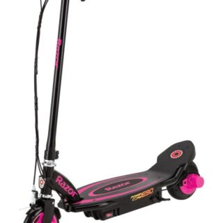 Patinete elétrico infantil Razor Power Core E90, rosa.