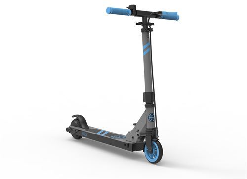 Patinete elétrico infantil Revoe com acessórios, azul. – Image 7