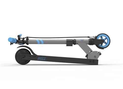 Patinete elétrico infantil Revoe com acessórios, azul. – Image 3