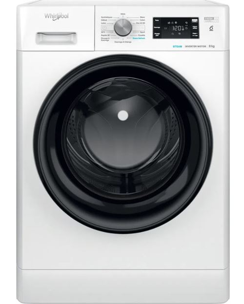 Máquina de lavar roupa Whirlpool FFB 8469 BV FR - Largura: 59,5 cm - Profundidade: 63 cm
