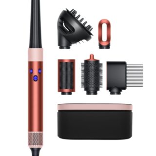 Dyson Airwrap i.d.™ - para cabelos cacheados a ondulados (Ameixa e Rosa Pó)